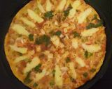 சீஸி வெஜிடபிள் ஆம்லெட் (Cheesy Vegetable Omelette recipe in tamil) ரெசிபி ஸ்டேப் 7 புகைப்படம்