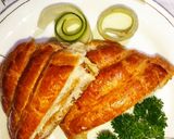 A picture of step 3 of Grilled Chicken Croissant 🥐 😋.