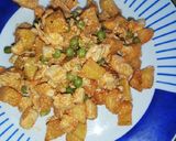 Brassói csirkemellel, borsóval recept fázis 7 fotója