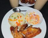 A picture of step 6 of Deep fried kienyeji chicken 🐔.