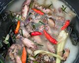 Foto langkah ke 5 dari resep Nasi liwet daun jeruk cumi asin.