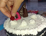 Foto langkah ke 5 dari resep Cake ultah brownies 4 telur.