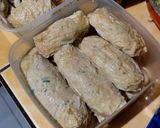 Foto langkah ke 4 dari resep Dimsum Ayam Kulit Tahu | Dimsum atau Nugget Diet Tanpa Tepung.