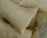 Foto langkah ke 3 dari resep Pisang coklat lumpia crispy sederhana.