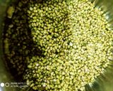 A picture of step 1 of Green moong Dosa.