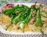 A picture of step 15 of Kalmi Biryani.