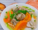 Hình bước làm 3 của món Canh sườn non hầm đu đủ