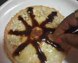 A picture of step 2 of Panner milk caramel tart.