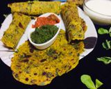 A picture of step 5 of Methi paratha.