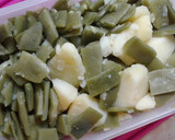 Foto del paso 6 de la receta: Judías verdes salteadas con jamón y huevo duro