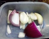 Foto del paso 2 de la receta: Ensalada deliciosa con timbal de arroz blanco