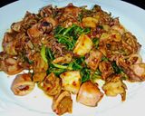Foto langkah ke 7 dari resep Tumis Pedas Baby Caisim Seafood.