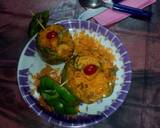Green bell pepper with sweet polau recipe step 12 photo