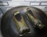 Foto langkah ke 6 dari resep Nasi Bakar Isi Tumis Tongkol.