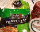 รูปขั้นตอนการทำที่ 2 ของ Pepperoni roasted capsicum chilli flake pizza