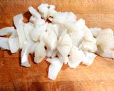 Foto del paso 1 de la receta: Tortilla con migas de Bacalao