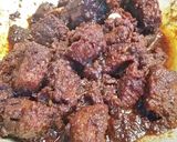 Foto langkah ke 4 dari resep Rendang Hitam.