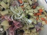 صينية لحمه بالخضار