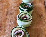 Foto del paso 2 de la receta: Rollitos de pepino 🥒