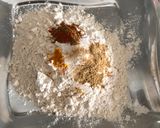 A picture of step 1 of Healthy Leftover Poha Roll.
