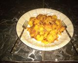 A picture of step 10 of Fried potatoes omelette.