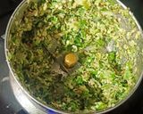 A picture of step 3 of Traditional Maharashtrian Thali. Amti,Chapati,Thecha, Bhendi,Dahi,Gud, Rice.