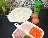Foto langkah ke 1 dari resep Telur Gulung Nasi.
