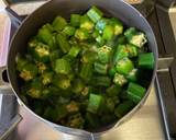 Ladyfingers curry (bhindani kadhi) recipe step 4 photo