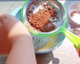 รูปขั้นตอนการทำที่ 3 ของ Chocolate chiffon cake ฉบับเกาหลี วัตถุดิบน้อย ทำง่าย ไม่ใส่สาร