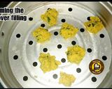 A picture of step 9 of Rice Fara or steamed Rice savoury gujiya.