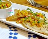 椒鹽香煎魚排佐芒果莎莎醬的食譜步驟6照片