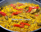 Foto del paso 4 de la receta: Fideos con conejo