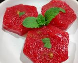 A picture of step 3 of Watermelon pudding.