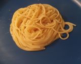 A picture of step 3 of Spaghetti cacio e pepe.