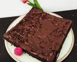 Foto langkah ke 9 dari resep Shiny Crust Fudgy Brownies.