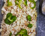 A picture of step 9 of Chicken cheese lasagna 😋😋.