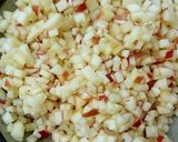 Hình bước làm 2 của món BÁNH NHÂN TÁO QUẾ (VỎ LÀM TỪ BÁNH MÌ Sandwich)