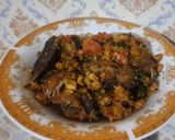 Foto langkah ke 7 dari resep Sambel Cabai Ijo Ikan Lele Tempe.