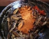 A picture of step 6 of Vangi Bath/ Brinjal Rice.