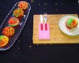 A picture of step 21 of 3 colour Cupcakes.