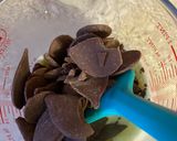 A picture of step 5 of Biscoff Christmas yule log.