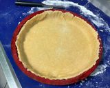 Une image de l'étape 3 de Tarte rhubarbe vanille orange.