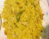 صورة لخطوة 3 من وصفة ارز 🍚 بسمتي بالخضار وقطع الفراخ والمكسرات 😋