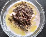 A picture of step 2 of Mung beans dosa with peanut chutney.