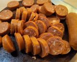 Tojásos lecsó, debreceni kolbásszal (glutén- és tejmentes) recept fázis 4 fotója