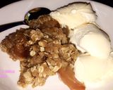 A picture of step 3 of Scrumptious Crock Pot Apple Crisp.