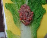 Foto langkah ke 2 dari resep Steam Daging Gulung Sawi Putih.