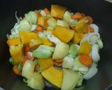 Foto del paso 2 de la receta: Puré de calabaza, puerro y zanahoria