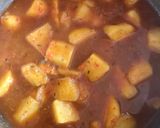 A picture of step 2 of Paten Dankalin Hausa/ Sweet potato porridge.