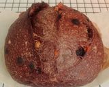Foto langkah ke 23 dari resep Orange Peel Double Choco Sourdough Bread 72% (Open Bake Method).